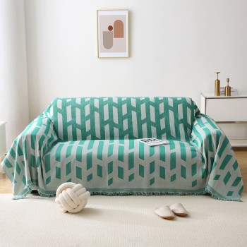 Beauty Home Ριχτάρια σετ 3τμχ Art 8613 (180x160 + 180x250 + 180x300) Πράσινο