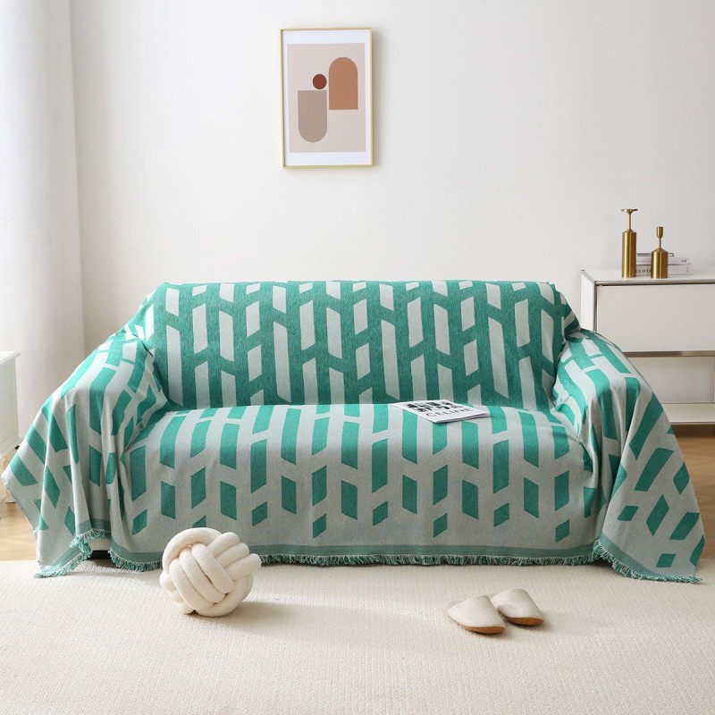 Beauty Home Ριχτάρια σετ 2τμχ Art 8613 (180x250 + 180x300) Πράσινο