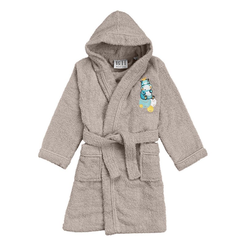 Beauty Home Μπουρνούζι βρεφικό-παιδικό Art 5424 3-4 ετών Γκρι