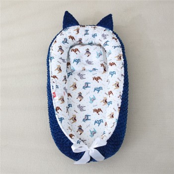 Beauty Home Bρεφική φωλιά με μαξιλάρι Art 5344 53x88 Μπλε