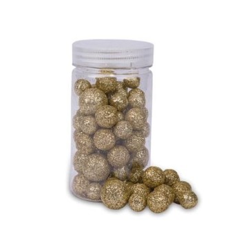 Beauty Home ΜΙΚΡΕΣ ΜΠΑΛΕΣ ΦΕΛΙΖΟΛ ΜΕ ΓΚΛΙΤΕΡ ΧΡΥΣΕΣ 1.2/1.5/2 CΜ