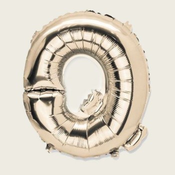 Beauty Home ΜΠΑΛΟΝΙ ΓΡΑΜΜΑ “Q” 36cm ΧΡΥΣΟ