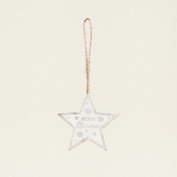 Beauty Home ΞΥΛΙΝΗ ΦΙΓΟΥΡΑ ΑΣΤΕΡΙ MERRY CRISTMAS