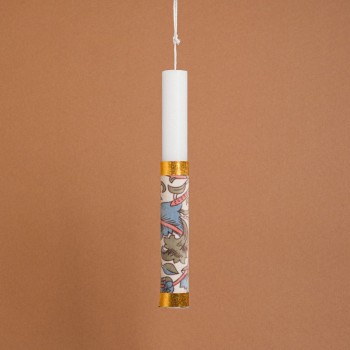 Beauty Home ΛΑΜΠΑΔΑ ΣΤΟΛΙΣΜΕΝΗ ΒΕΛΟΥΔΟ ΕΚΡΟΥ ΛΟΥΛΟΥΔΙΑ ΣΕ ΣΥΣΚΕΥΑΣΙΑ ΔΩΡΟΥ