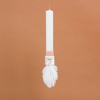 Beauty Home ΛΑΜΠΑΔΑ ΣΤΟΛΙΣΜΕΝΗ ΜΑΚΡΑΜΕ ΦΥΛΛΟ ΛΕΥΚΟ ΣΕ ΣΥΣΚΕΥΑΣΙΑ ΔΩΡΟΥ