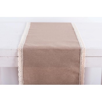 Beauty Home ΡΑΝΝΕΡ ΥΦΑΣΜΑΤΙΝΟ ΜΕ ΔΑΝΤΕΛΑ 30 cm x 1.5m