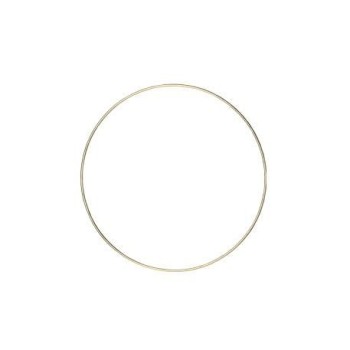 Beauty Home ΜΕΤΑΛΛΙΚΟΣ ΚΥΚΛΟΣ ΧΡΥΣΟΣ 20 CM