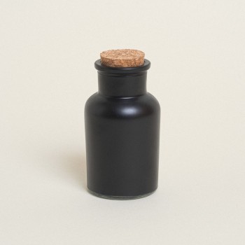 Beauty Home ΜΠΟΥΚΑΛΑΚΙ ΜΑΥΡΟ ΜΑΤ ΜΕ ΦΕΛΛΟ 11 x 5,7 cm 125 ml