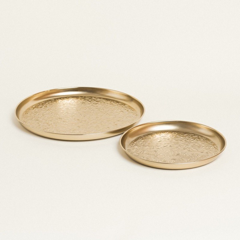 Beauty Home ΜΕΤΑΛΛΙΚΟΙ ΔΙΣΚΟΙ ΑΝΑΓΛΥΦΟΙ ΣΕΤ 2 ΤΕΜ