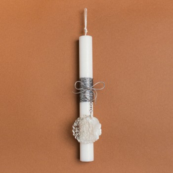 Beauty Home ΛΑΜΠΑΔΑ 25cm ΜΠΡΕΛΟΚ ΡΗΤΙΝΗΣ ΜΕ ΦΙΟΓΚΟ ΑΣΗΜΙ ΣΕ ΣΥΣΚΕΥΑΣΙΑ ΔΩΡΟΥ