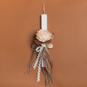 Beauty Home ΛΑΜΠΑΔΑ 33cm ΤΡΙΑΝΤΑΦΥΛΛΟ ΕΚΡΟΥ ΣΕ ΣΥΣΚΕΥΑΣΙΑ ΔΩΡΟΥ