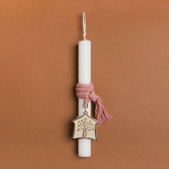 Beauty Home ΛΑΜΠΑΔΑ 25cm ΣΠΙΤΙ ΣΜΑΛΤΟ ΣΑΠΙΟ ΜΗΛΟ ΣΕ ΣΥΣΚΕΥΑΣΙΑ ΔΩΡΟΥ