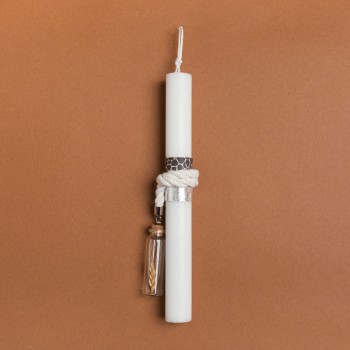 Beauty Home ΛΑΜΠΑΔΑ 25cm ΓΥΑΛΙΝΟ ΜΠΟΥΚΑΛΑΚΙ ΜΕ ΑΠΟΞΗΡΑΜΕΝΟ ΕΚΡΟΥ ΣΕ ΣΥΣΚΕΥΑΣΙΑ ΔΩΡΟΥ