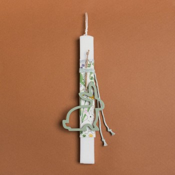 Beauty Home ΛΑΜΠΑΔΑ 33cm ΞΥΛΙΝΟ ΠΕΡΙΓΡΑΜΜΑ ΛΑΓΟΣ ΒΕΡΑΜΑΝ ΣΕ ΣΥΣΚΕΥΑΣΙΑ ΔΩΡΟΥ