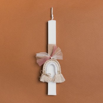 Beauty Home ΛΑΜΠΑΔΑ 33cm ΟΥΡΑΝΙΟ ΤΟΞΟ ΜΕ ΤΟΥΛΙΝΗ ΚΟΡΔΕΛΑ ΣΕ ΣΥΣΚΕΥΑΣΙΑ ΔΩΡΟΥ