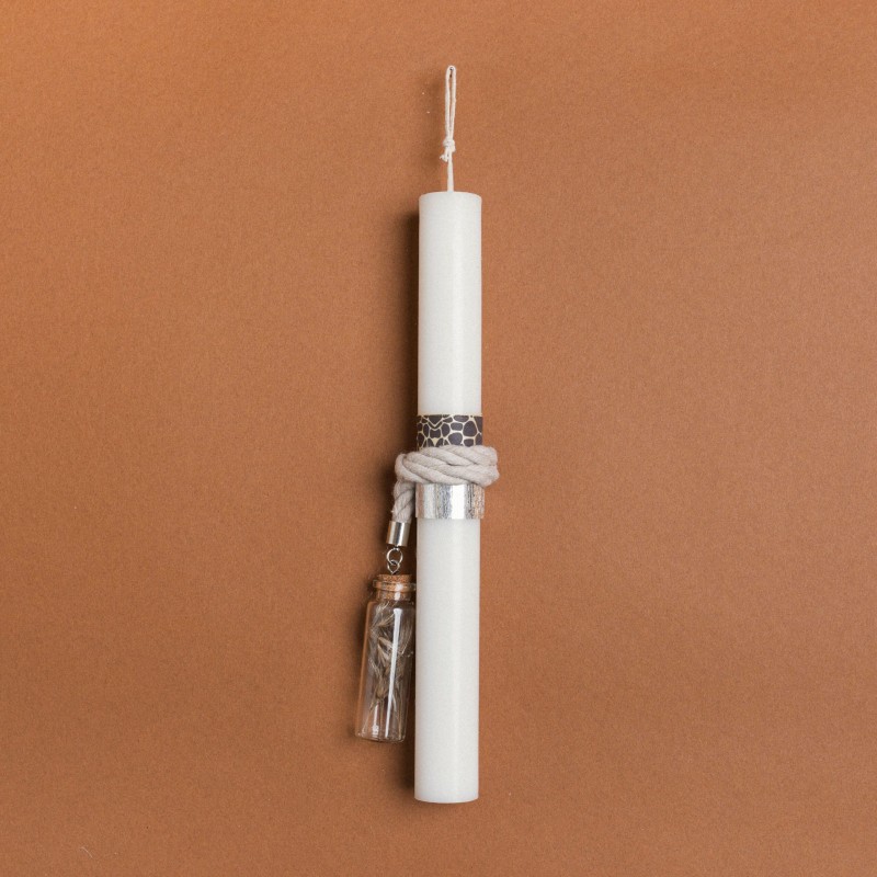 Beauty Home ΛΑΜΠΑΔΑ 25cm ΓΥΑΛΙΝΟ ΜΠΟΥΚΑΛΑΚΙ ΜΕ ΑΠΟΞΗΡΑΜΕΝΟ ΜΠΕΖ ΣΕ ΣΥΣΚΕΥΑΣΙΑ ΔΩΡΟΥ