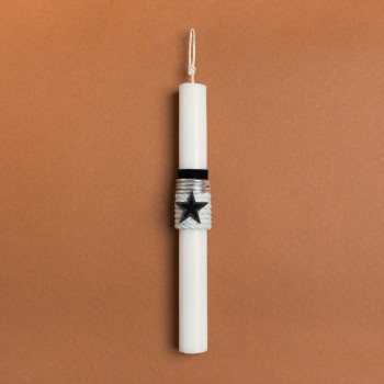 Beauty Home ΛΑΜΠΑΔΑ 25cm ΑΣΤΕΡΙ ΜΕΤΑΛΛΙΚΟ ΑΣΗΜΙ ΣΕ ΣΥΣΚΕΥΑΣΙΑ ΔΩΡΟΥ