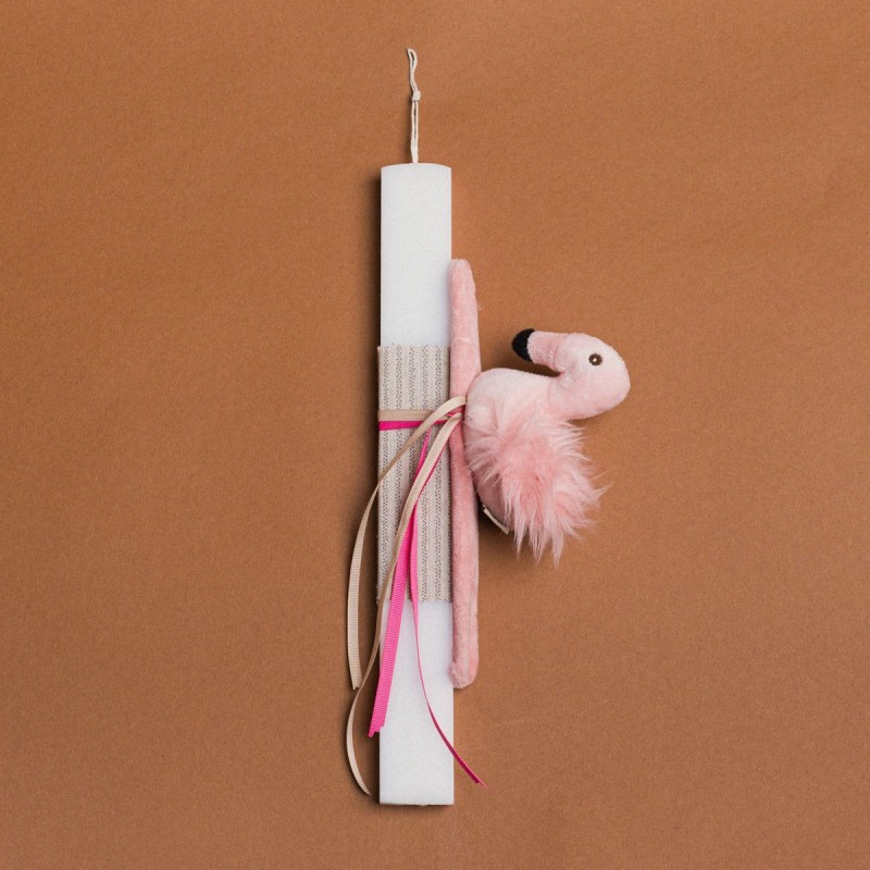 Beauty Home ΛΑΜΠΑΔΑ 33cm ΒΡΑΧΙΟΛΙ ΛΟΥΤΡΙΝΟ ΦΛΑΜΙΝΓΚΟ ΣΕ ΣΥΣΚΕΥΑΣΙΑ ΔΩΡΟΥ