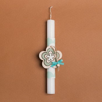 Beauty Home ΛΑΜΠΑΔΑ 25cm ΞΥΛΙΝΗ ΜΑΡΓΑΡΙΤΑ ΒΕΡΑΜΑΝ ΣΕ ΣΥΣΚΕΥΑΣΙΑ ΔΩΡΟΥ