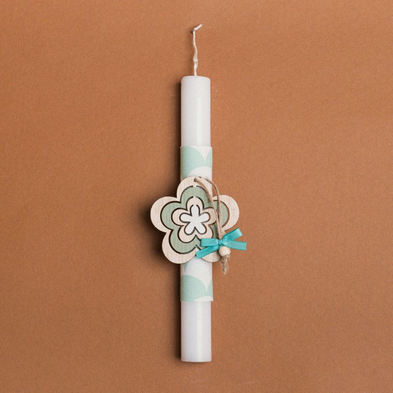 Beauty Home ΛΑΜΠΑΔΑ 25cm ΞΥΛΙΝΗ ΜΑΡΓΑΡΙΤΑ ΒΕΡΑΜΑΝ ΣΕ ΣΥΣΚΕΥΑΣΙΑ ΔΩΡΟΥ