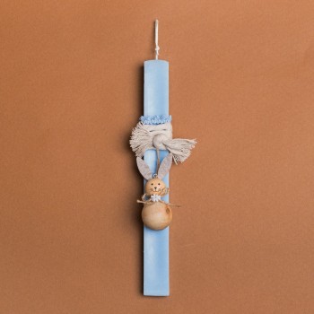 Beauty Home ΛΑΜΠΑΔΑ ΣΙΕΛ 33cm ΞΥΛΙΝΟΣ ΛΑΓΟΣ ΜΠΑΛΑ ΣΕ ΣΥΣΚΕΥΑΣΙΑ ΔΩΡΟΥ