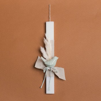 Beauty Home ΛΑΜΠΑΔΑ 33cm ΠΟΥΛΙ ΚΕΡΑΜΙΚΟ ΜΕΝΤΑ ΣΕ ΣΥΣΚΕΥΑΣΙΑ ΔΩΡΟΥ