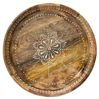 Beauty Home Δίσκος Ξύλο μάνγκο 20 x 5 cm
