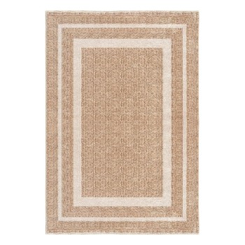 Beauty Home Πατάκι Tropic Art 9138 65x150 Μπεζ,Λευκό