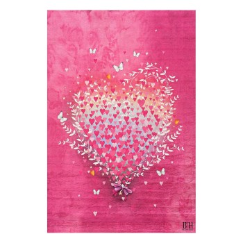 Beauty Home Χαλί παιδικό Fun Art 9589 135x180 Φουξ