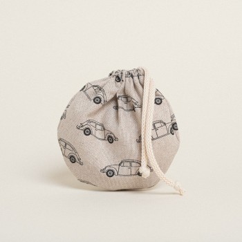 Beauty Home ΠΟΥΓΚΙ ΟΒΑΛ ΜΕ ΚΟΡΔΟΝΙ 13 x 14 cm  ΚΛΑΣΣΙΚΟ VW BEETLE