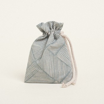 Beauty Home ΠΟΥΓΚΙ ΜΕ ΚΟΡΔΟΝΙ 12 x 17 cm  ΔΙΑΓΩΝΙΕΣ ΓΡΑΜΜΕΣ ΛΑΔΙ