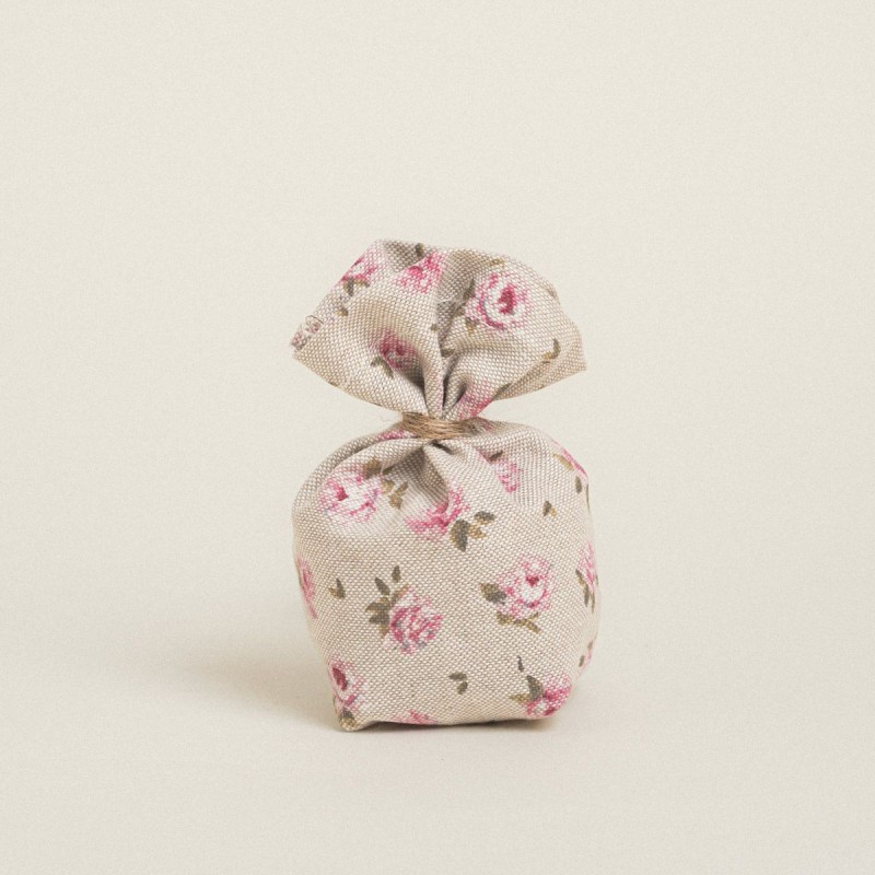 Beauty Home ΠΟΥΓΚΙ ΜΕ ΒΑΣΗ 8 x 12 cm ΜΙΝΙ ΦΛΟΡΑΛ ΜΠΕΖ