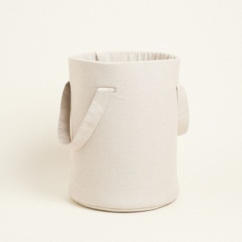 Beauty Home ΣΑΚΟΣ ΚΥΛΙΝΔΡΟΣ 43 x 30 cm ΜΠΕΖ ΧΡΥΣΟ LUREX