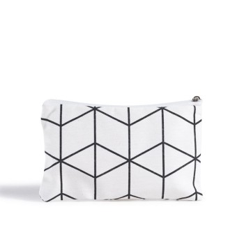 Beauty Home ΠΟΡΤΟΦΟΛΑΚΙ 9 x 16 cm ΓΕΩΜΕΤΡΙΚΟΙ ΡΟΜΒΟΙ ΛΕΥΚΟ-ΜΑΥΡΟ