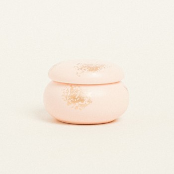 Beauty Home ΚΕΡΑΜΙΚΗ ΜΠΙΖΟΥΤΙΕΡΑ ΜΑΚΑΡΟΝ ΜΕ ΧΡΥΣΗ ΛΕΠΤΟΜΕΡΕΙΑ 6,5 x 5 cm ΣΟΜΟΝ / ΧΡΥΣΟ