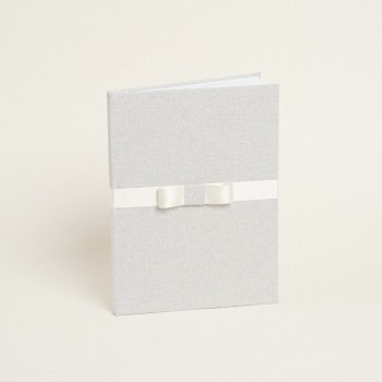 Beauty Home ΒΙΒΛΙΟ ΕΥΧΩΝ ΓΚΡΙ ΑΣΗΜΙ LUREX