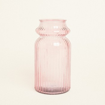 Beauty Home Γυάλινο Βάζο Ίριδα 28 CM