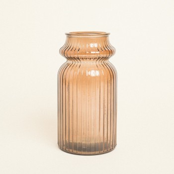 Beauty Home Γυάλινο Βάζο Ίριδα 28 CM