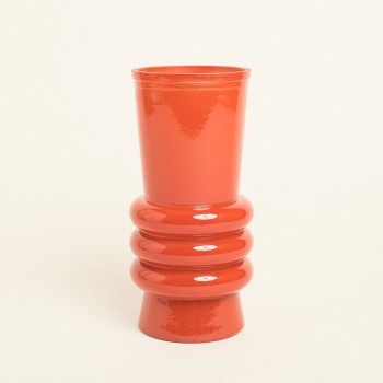 Beauty Home Γυάλινο Βάζο Ελάνη 25 CM