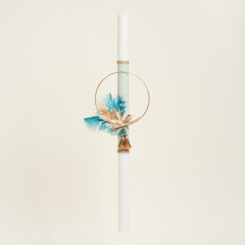 Beauty Home ΛΑΜΠΑΔΑ ΒΑΠΤΙΣΗΣ ΣΤΕΦΑΝΙ ΧΡΥΣΟ ΜΕ ΑΠΟΞΗΡΑΜΕΝΑ