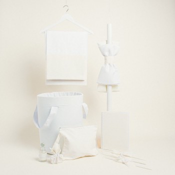 Beauty Home ΣΕΤ ΒΑΠΤΙΣΗΣ ΜΟΝΟΧΡΩΜΟ PREMIUM ΕΚΡΟΥ