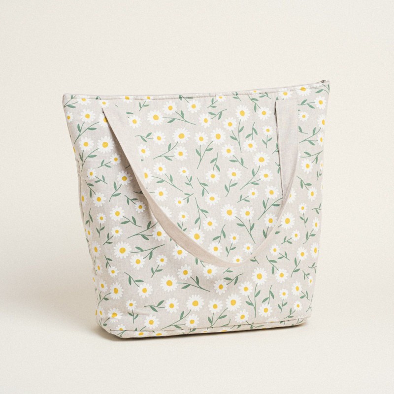 Beauty Home ΤΣΑΝΤΑ ΜΕ ΦΕΡΜΟΥΑΡ 53 X 43 cm  ΜΑΡΓΑΡΙΤΕΣ