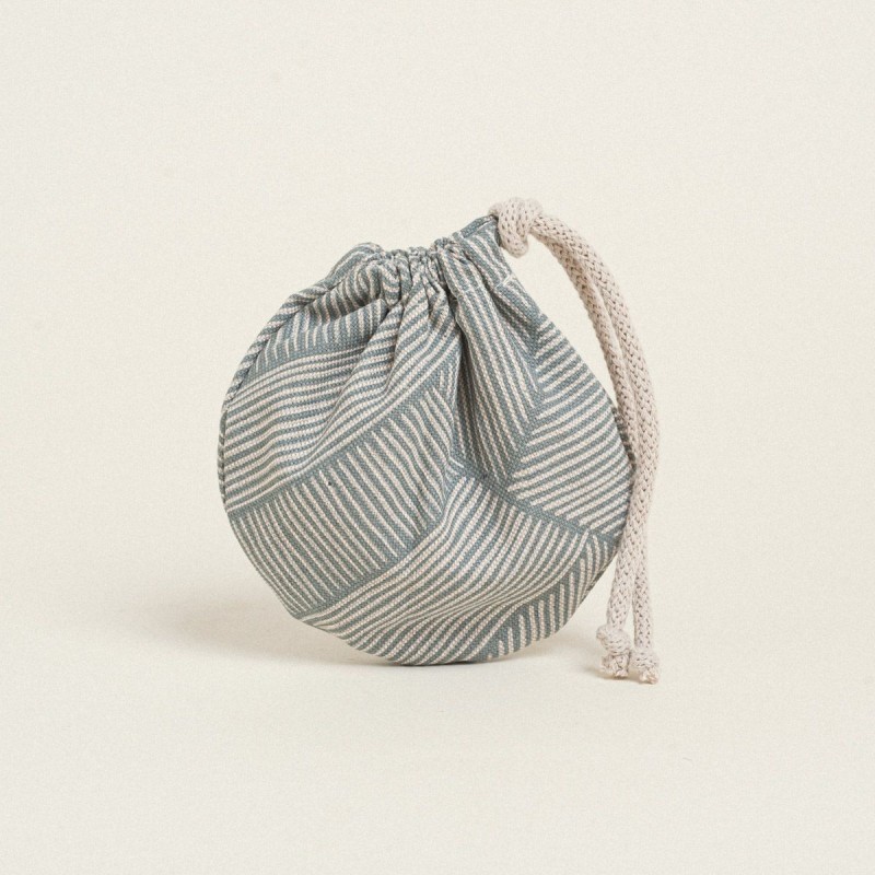 Beauty Home ΠΟΥΓΚΙ ΟΒΑΛ ΜΕ ΚΟΡΔΟΝΙ 13 x 14 cm ΔΙΑΓΩΝΙΕΣ ΓΡΑΜΜΕΣ ΛΑΔΙ