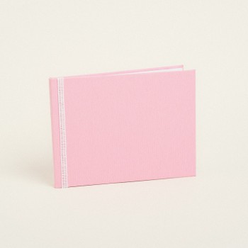 Beauty Home ΒΙΒΛΙΟ ΕΥΧΩΝ ΜΟΝΟΧΡΩΜΟ PREMIUM ΡΟΖ ΠΛΑΓΙΟ  20,5 x 27,5 cm