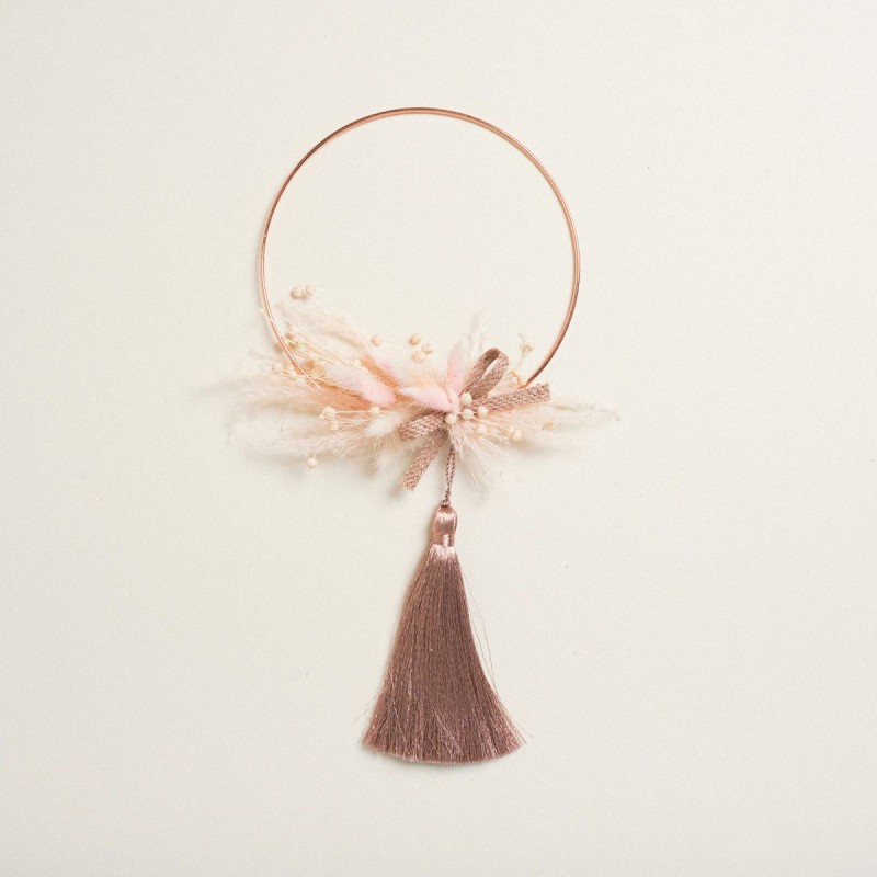 Beauty Home ΣΤΕΦΑΝΙ ΣΤΟΛΙΣΜΕΝΟ ΡΟΖ-ΧΡΥΣΟ ΜΕ ΑΠΟΞΗΡΑΜΕΝΑ