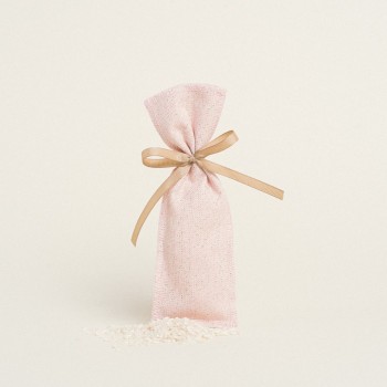 Beauty Home ΠΟΥΓΚΙ ΜΑΚΡΟΣΤΕΝΟ 6 x 19 cm -LUREX ΡΟΖ