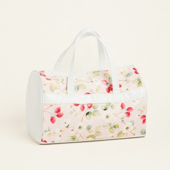 Beauty Home ΣΑΚ ΒΟΥΑΓΙΑΖ 45x30x30cm ΠΟΠΛΙΝΑ ΦΡΑΟΥΛΕΣ ΚΑΙ ΑΝΘΗ