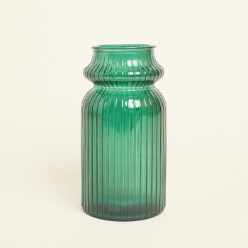 Beauty Home Γυάλινο Βάζο Ίριδα 28 CM