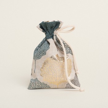 Beauty Home ΠΟΥΓΚΙ ΜΕ ΚΟΡΔΟΝΙ 12 x 17 cm ΧΡΥΣΑ ΦΥΛΛΑ