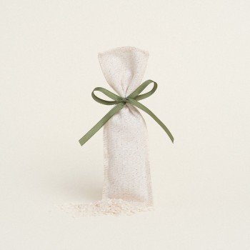 Beauty Home ΠΟΥΓΚΙ 6 x 19 cm ΕΚΡΟΥ ΧΡΥΣΟ LUREX ΜΑΚΡΟΣΤΕΝΟ